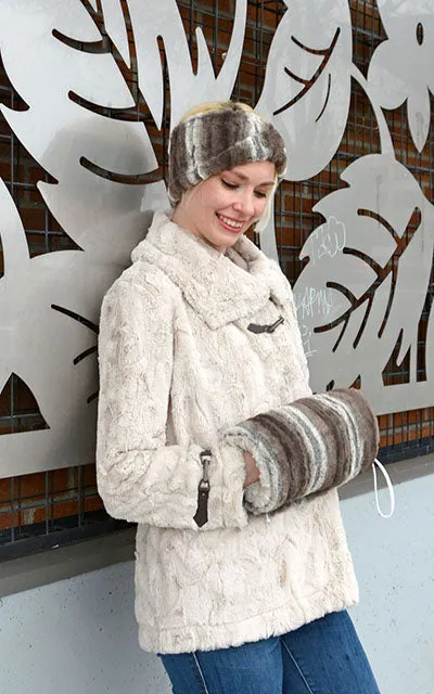 Muff, Reversible less pockets - Plush Faux Fur in Willows Grove - Sold Out!