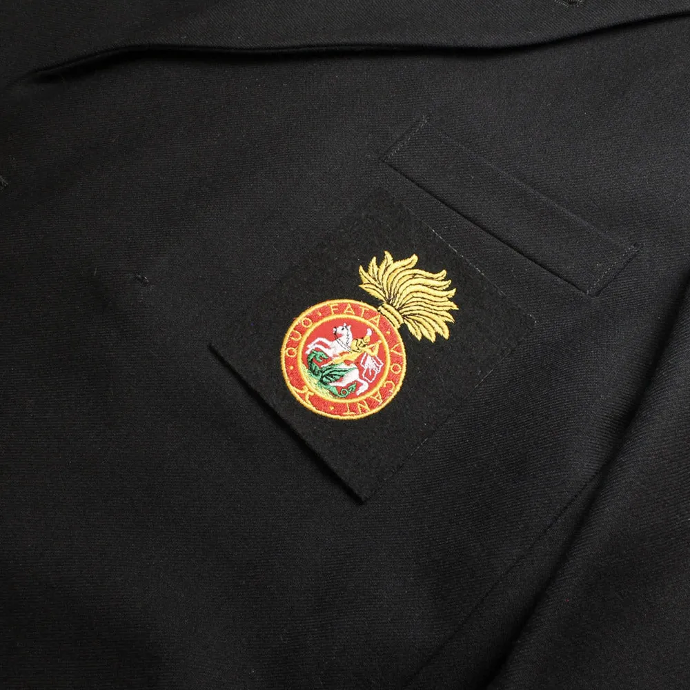 NORTHUMBERLAND FUSILIERS CLOTH BLAZER BADGE