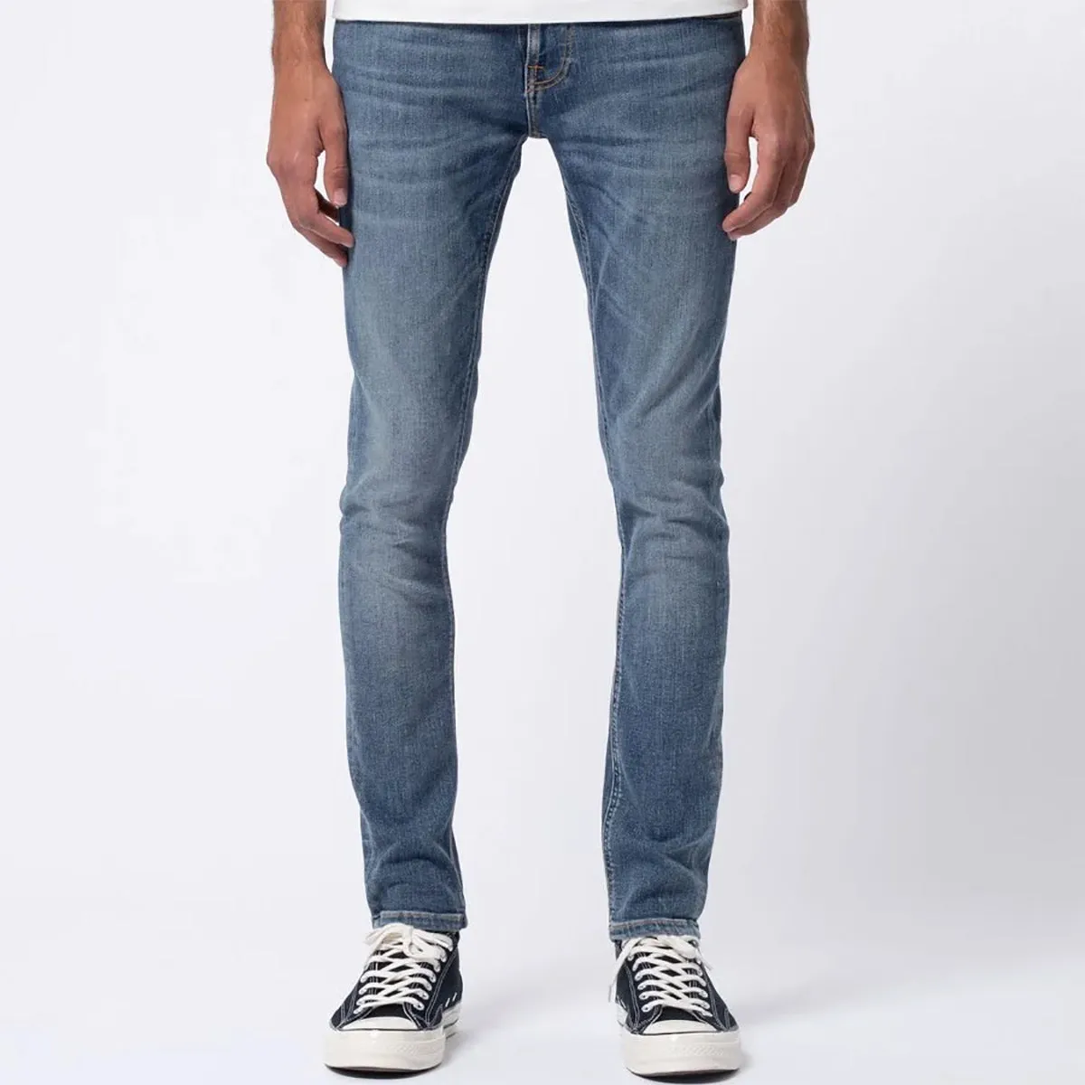 Nudie Jeans - Tight Terry Jeans in Steel Navy