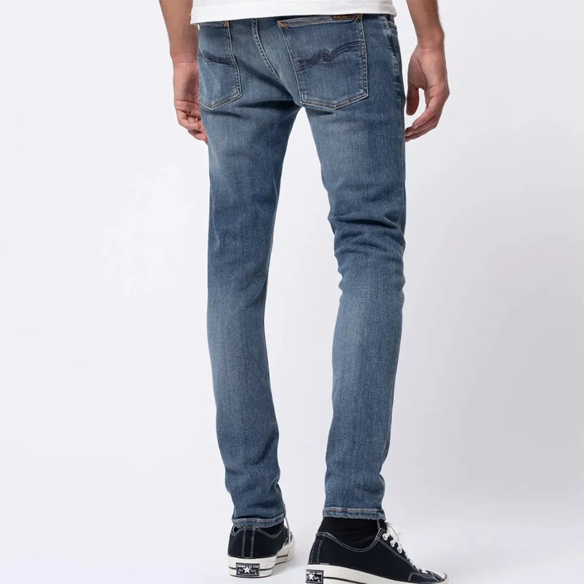 Nudie Jeans - Tight Terry Jeans in Steel Navy