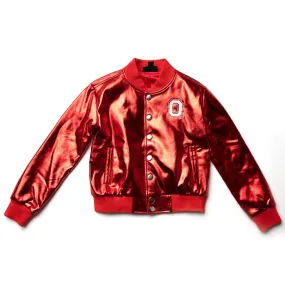 Ohio State Buckeyes Kids Metallic Red Jacket