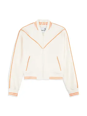 Pavia Twill Bomber Jacket- Gardenia