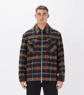 Plaid Work Jacket Black/Red