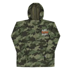 "Just Flow Baby" Packable Windbreaker by Champion