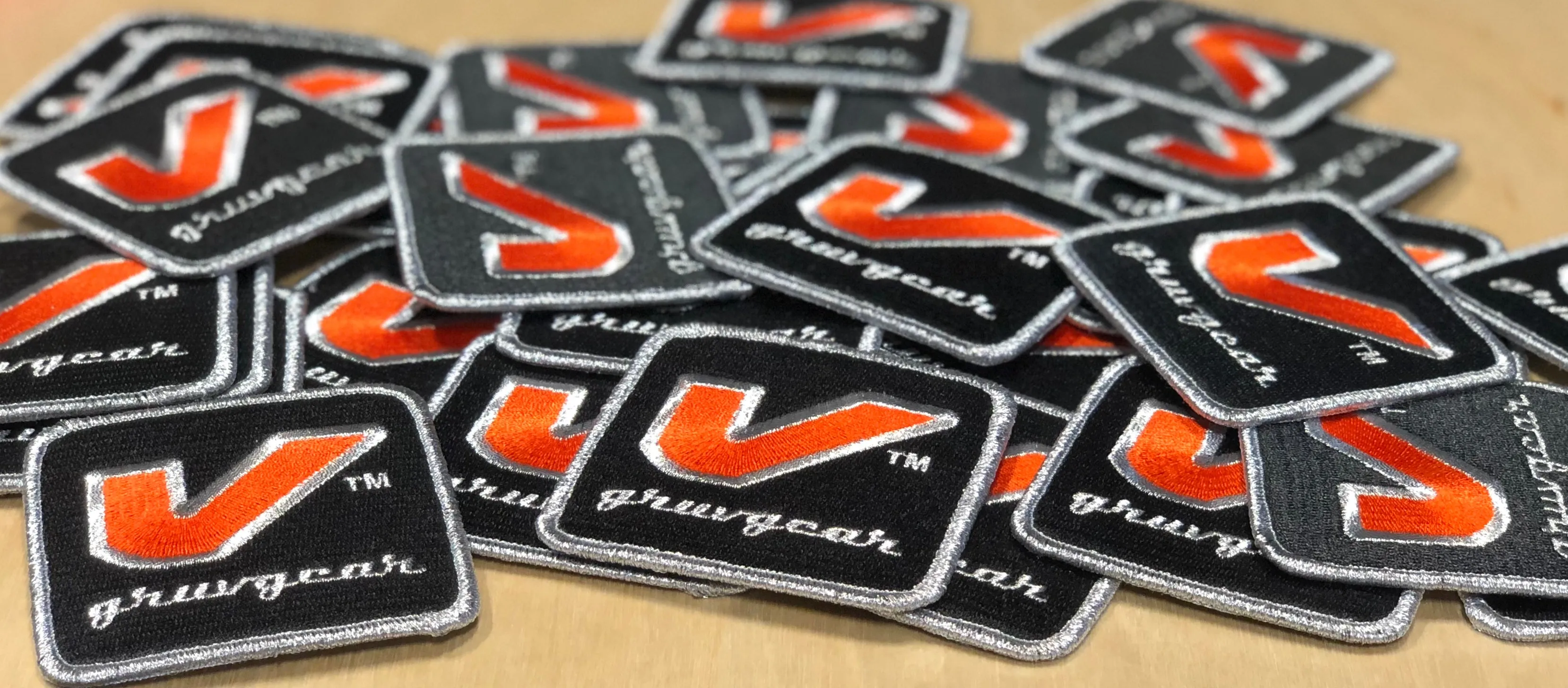 "V" Logo Automobilia Patches (2-Pack)