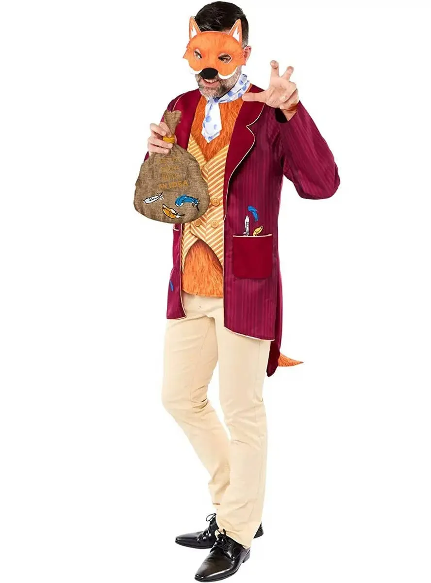 Roald Dahl Fantastic Mr Fox Mens Plus Size Costume