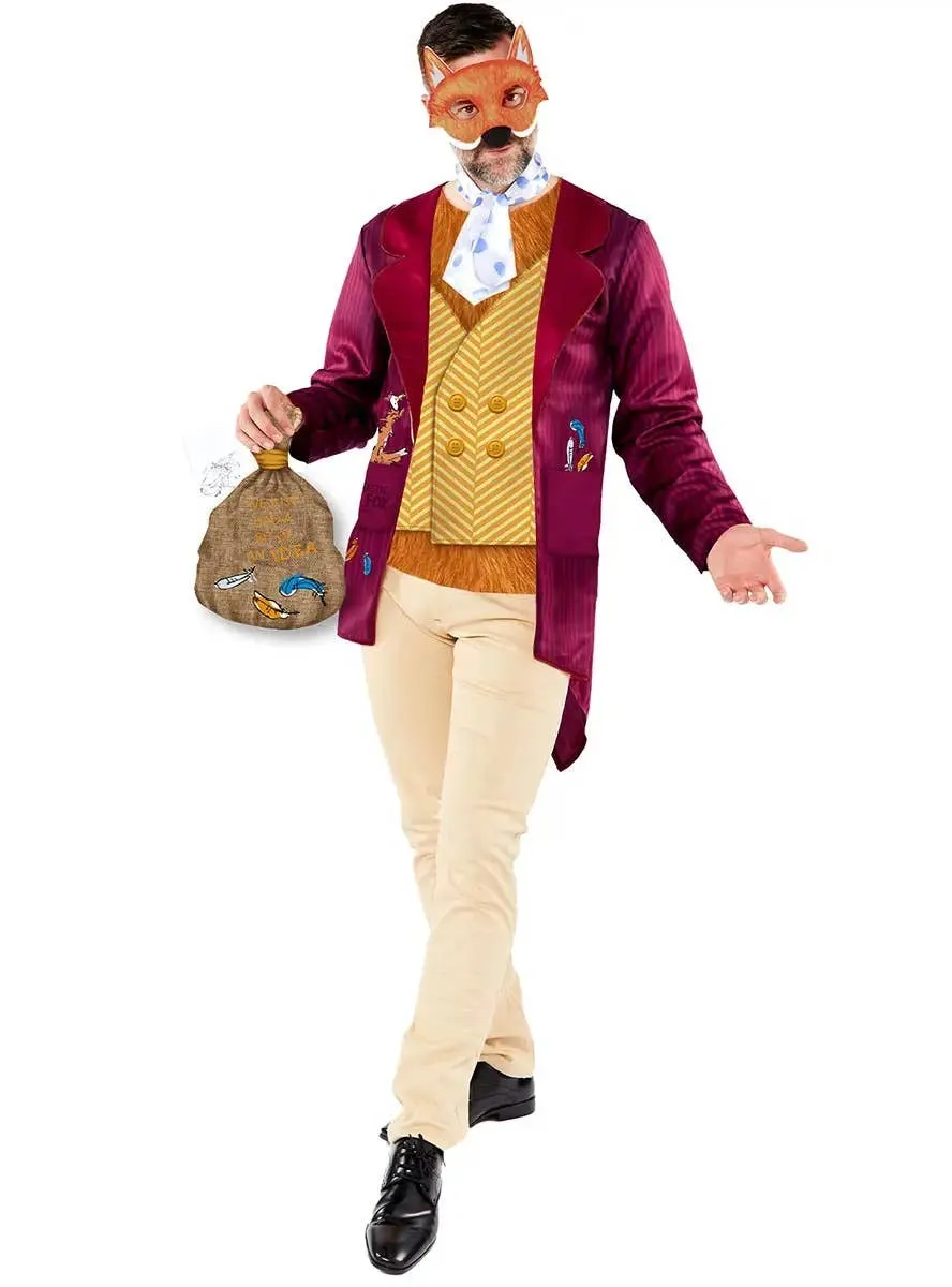 Roald Dahl Fantastic Mr Fox Mens Plus Size Costume