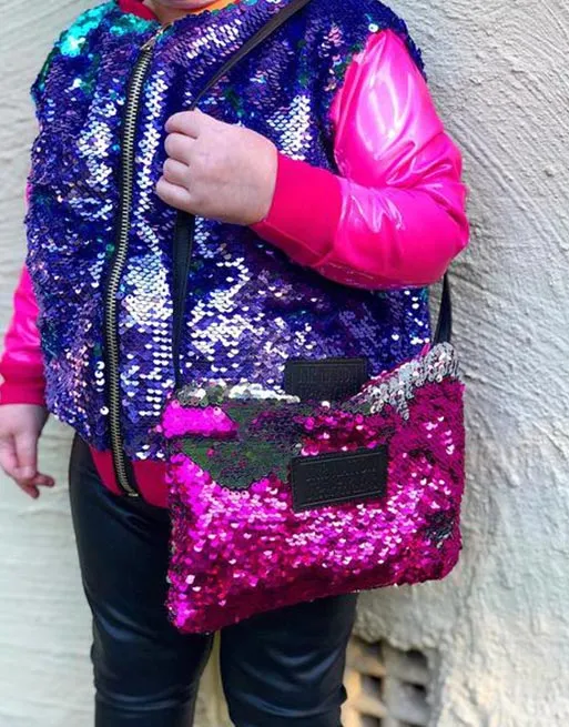 SEQUIN BOMBER