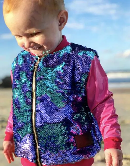 SEQUIN BOMBER