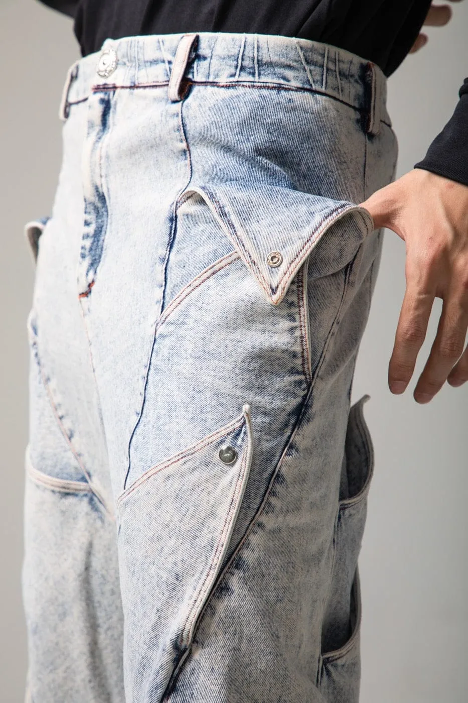 Shark Fin Denim Jeans