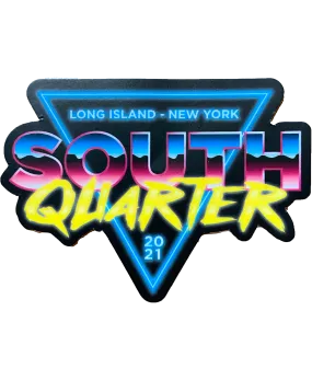 South Quarter Retro Sticker