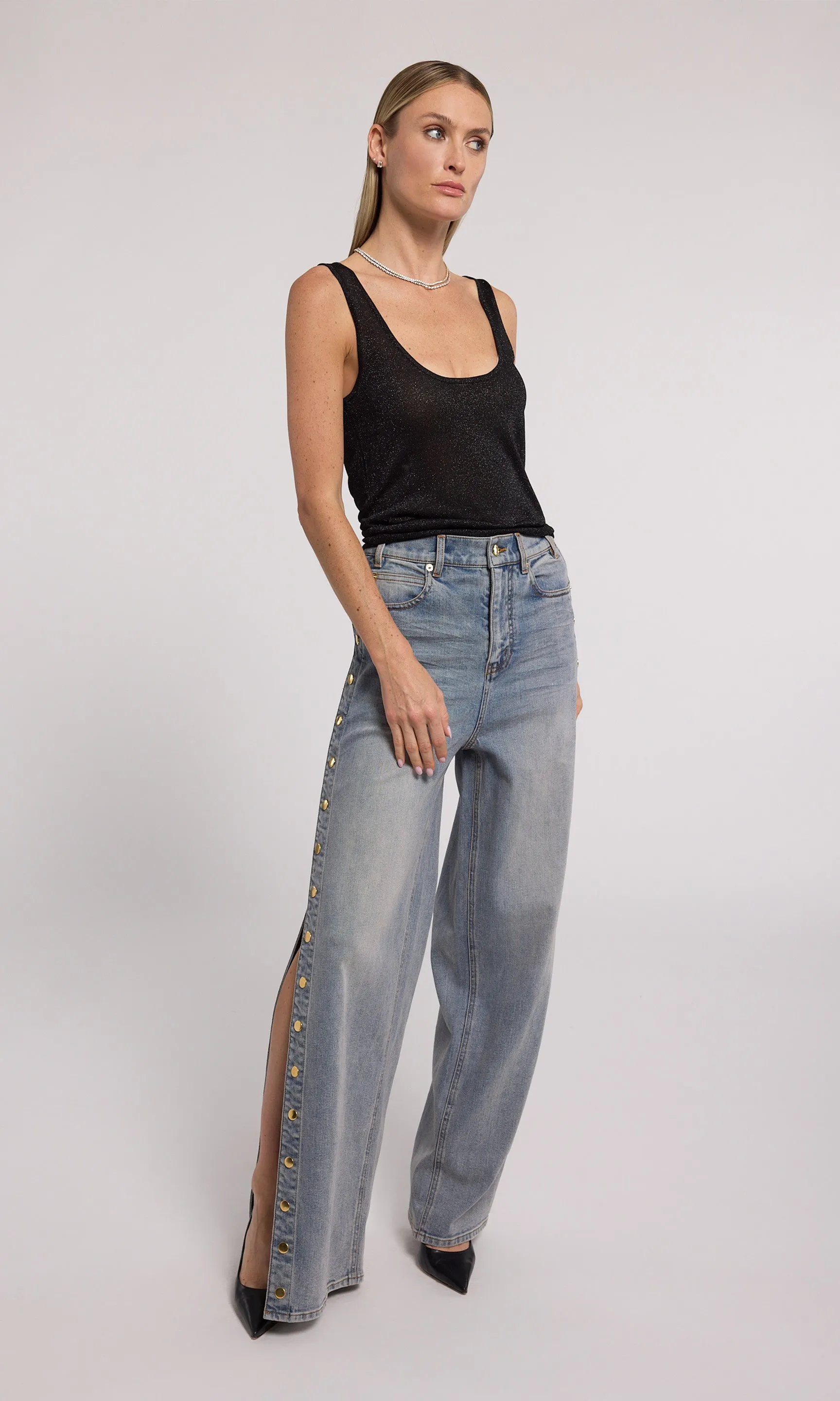 Stassia Snap Jeans