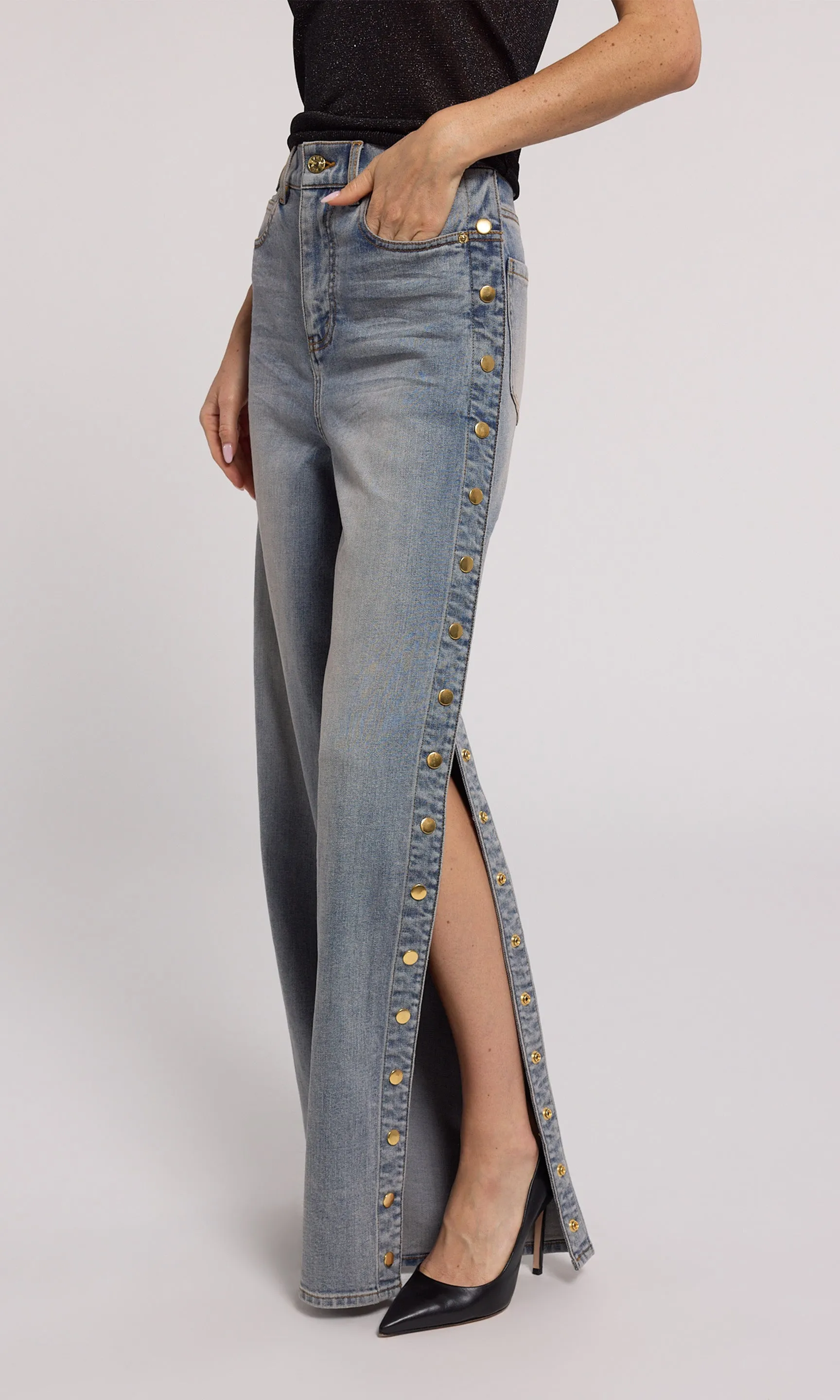 Stassia Snap Jeans