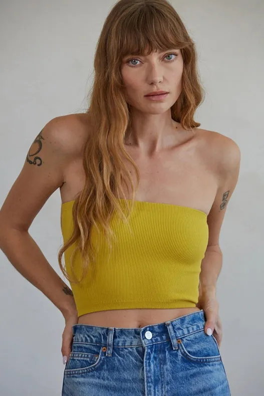 Sun-Kissed Tube Top Honey