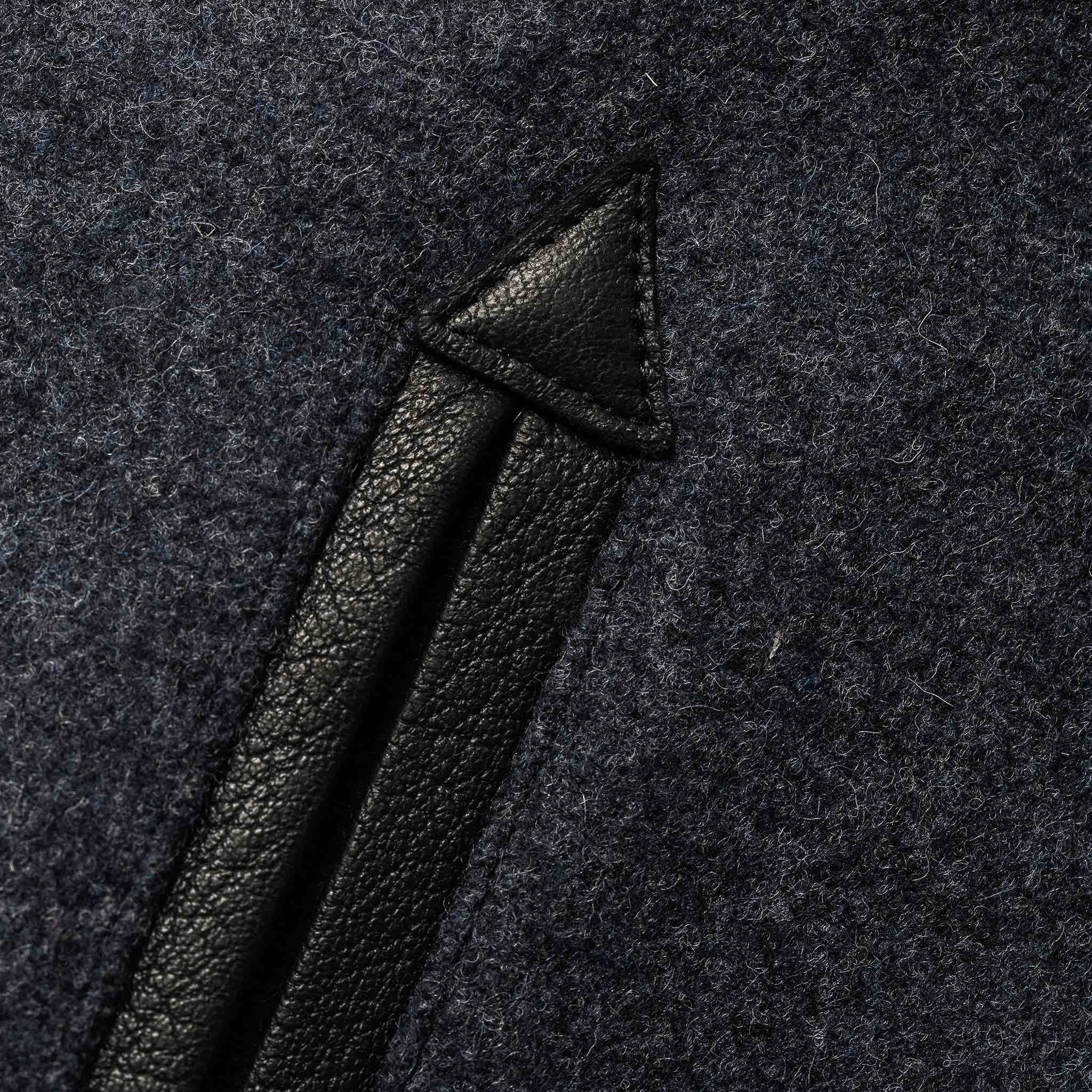 The Monterey Bomber in Navy Wool