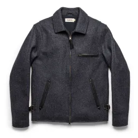 The Monterey Bomber in Navy Wool