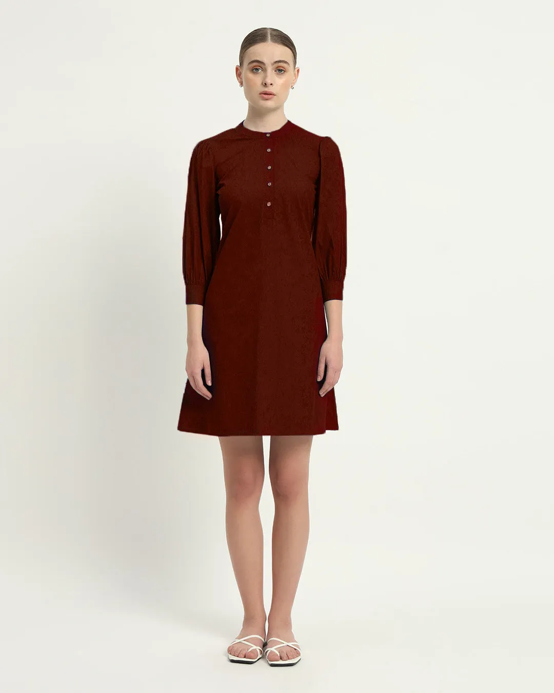 The Roslyn Rouge Cotton Dress