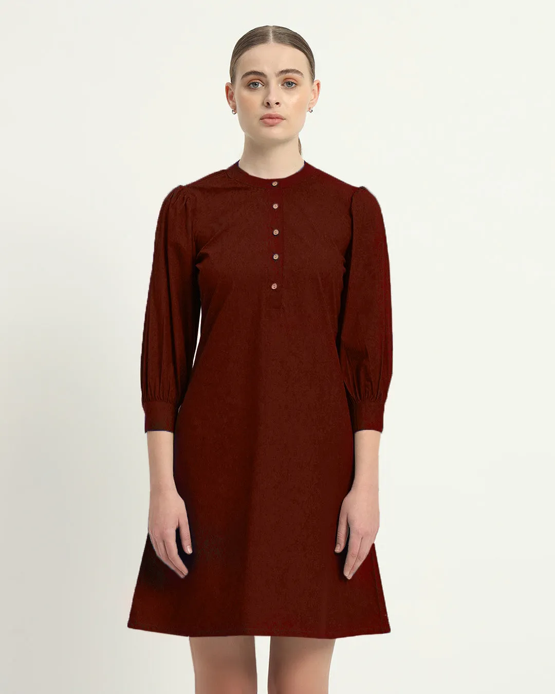 The Roslyn Rouge Cotton Dress