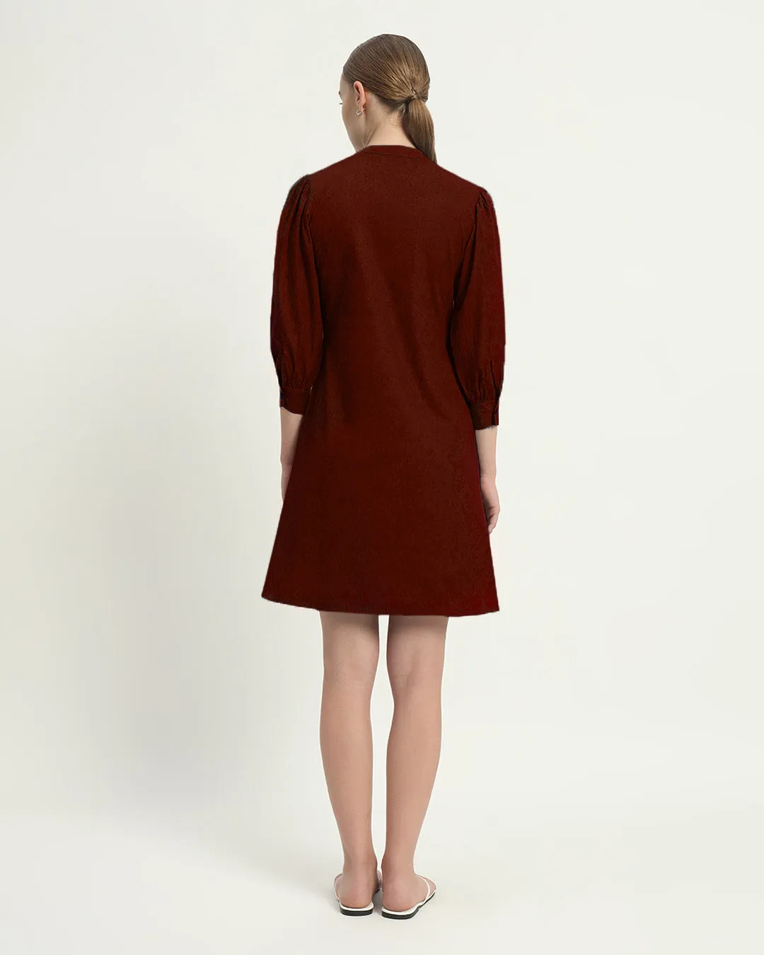 The Roslyn Rouge Cotton Dress