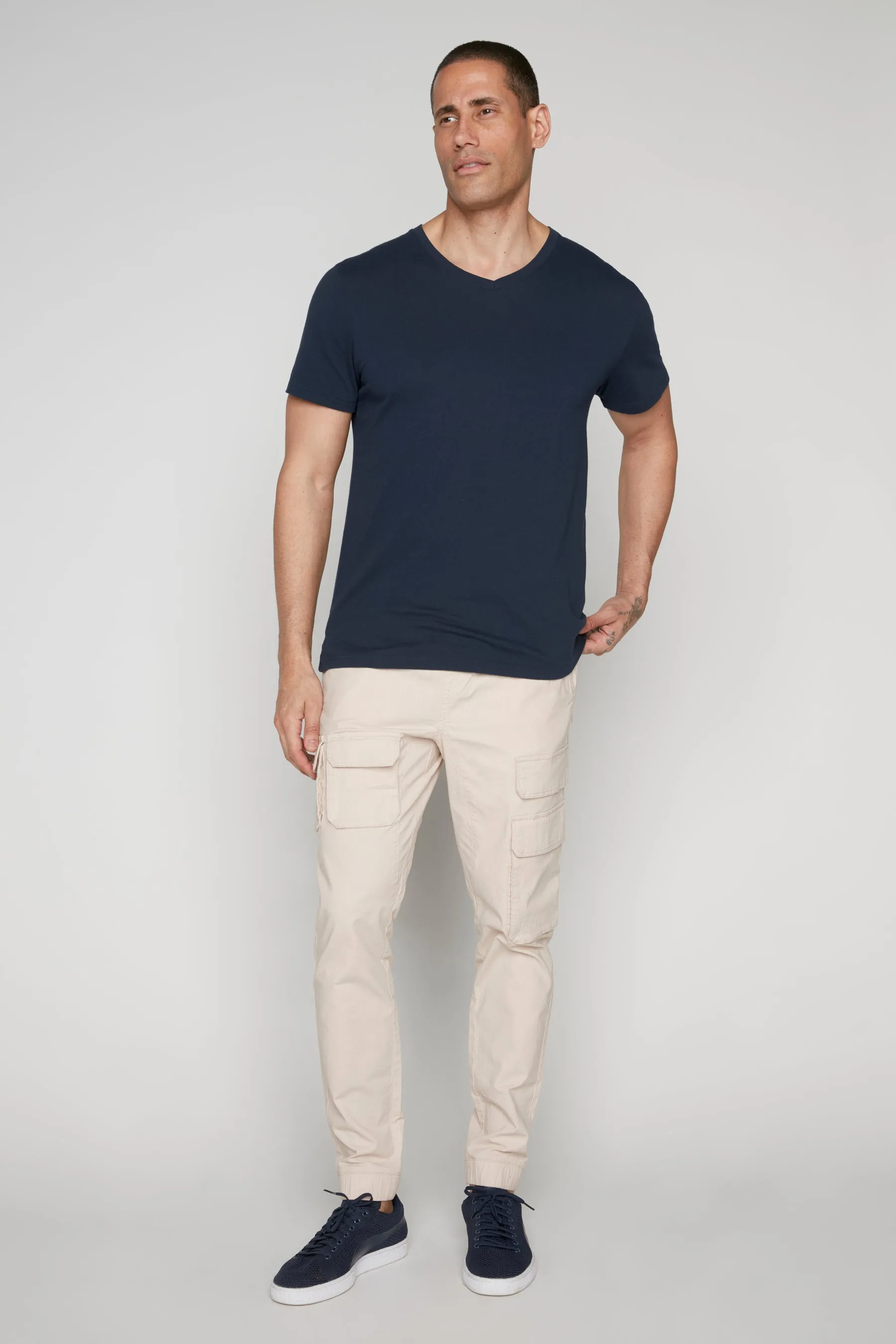 VAN - Multi Cargo Pocket Ripstop Jogger - Sand