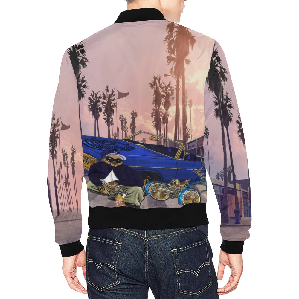 westcoast All Over Print Bomber Jacket for Men